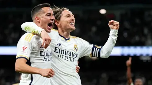 Luka Modric e Lucas Vásquez, capitães do Real Madrid. Foto: Getty Images