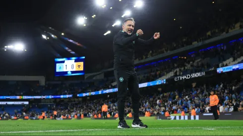 Vítor Pereira durante o Manchester City x Wolverhampton. Foto: Getty