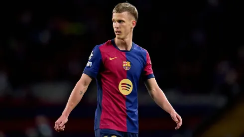 Dani Olmo antevê Inter Milão x Barcelona. Foto: Getty Images