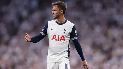 James Maddison durante Tottenham x Bodo/Glimt na Europa League. Foto: Getty Images