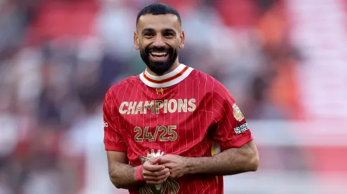 Mohamed Salah voltou a vencer a Premier League com o Liverpool, esta época. Foto: Getty