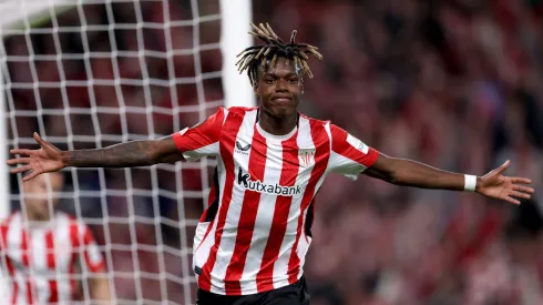 Nico Williams é estrela do Athletic. Foto: Ion Alcoba Beitia/Getty Images