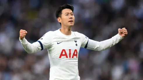 Son Heung-min fez a antevisão da final da Europa League, entre Tottenham e Manchester United. Foto: Getty