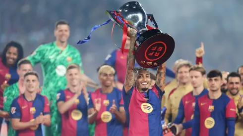 Raphinha, jogador do Barcelona. Foto: Getty Images