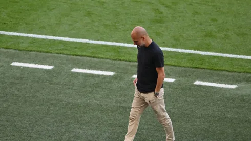 Pep Guardiola, treinador do Manchester City. Foto: Getty Images