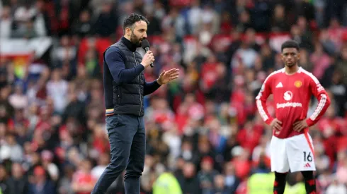Ruben Amorim, treinador do Manchester United. Foto: Getty Images