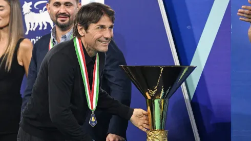 O treinador campeão pelo Nápoles, Antonio Conte. Foto: Francesco Pecoraro/Getty Images