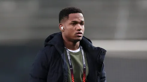 Geny Catamo, do Sporting, foi recebido pelo Presidente da República de Moçambique. Foto: Emilio Andreoli/Getty Images