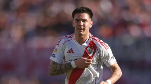 Franco Mastantuono é estrela do River Plate e vai mudar-se para o Real Madrid. Foto: Marcelo Endelli/Getty Images