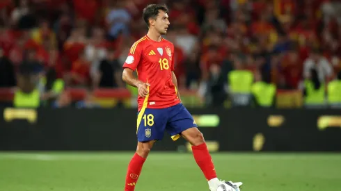 Martin Zubimendi fez a antevisão da final entre Portugal e Espanha. Foto: Getty