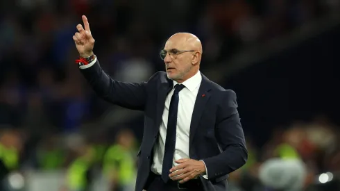 Luis De La Fuente, selecionador de Espanha. Foto: Getty Images