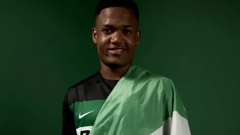 Geny Catamo, do Sporting, representa a Seleção de Moçambique. Foto: SCP.