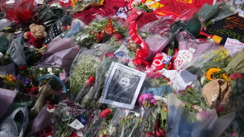 Homenagens a Diogo Jota. Foto: Getty Images