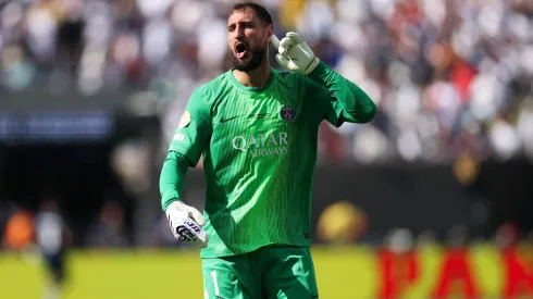Gianluigi Donnarumma em ação pelo PSG. Foto: Getty Images
