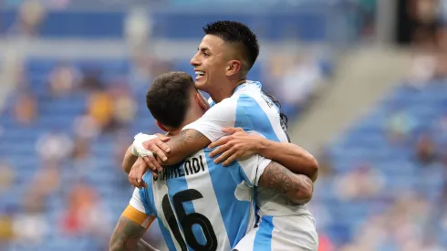 Thiago Almada é internacional argentino e vai jogar no Atlético de Madrid. Foto: Claudio Villa/Getty Images