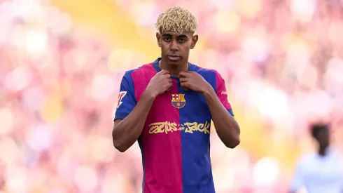 Lamine Yamal, jovem prodígio do Barcelona. Foto: Getty