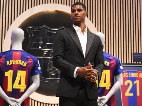 Marcus Rashford apresentado no Barcelona com discurso ambicioso e confiante