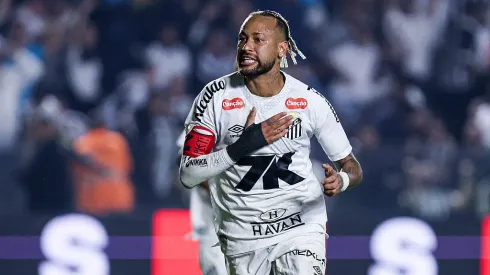 Neymar, avançado do Santos. Foto: Getty Images