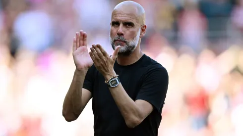 Pep Guardiola, treinador do Manchester City. Foto: Getty Images