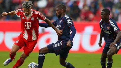 Luis Díaz na vitória do Bayern diante do Lyon. Foto: FC Bayern
