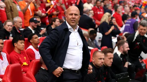 Arne Slot, treinador do Liverpool. Foto: Getty