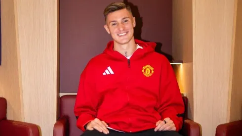 Benjamin Sesko é o reforço mais recente dos red devils. Foto: Manchester United