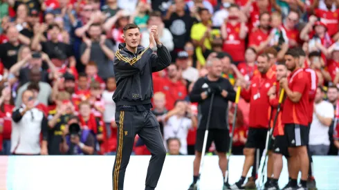 Benjamin Sesko é o mais recente reforço do Manchester United. Foto: Getty