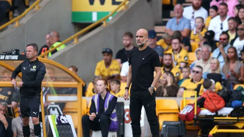 Pep Guardiola, treinador do Manchester City. Foto: Getty Images