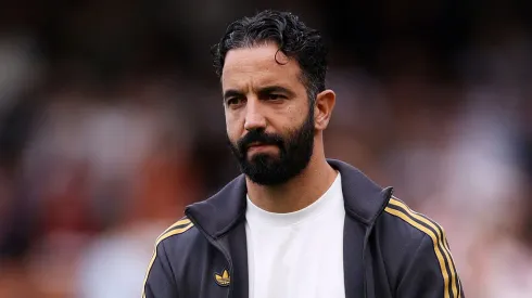 Ruben Amorim, treinador do Manchester United. Foto: Getty Images