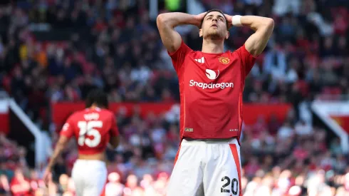 Diogo Dalot, jogador do Manchester United. Foto: Getty