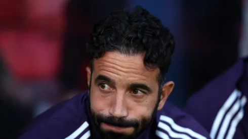 Ruben Amorim, treinador do Manchester United. Foto: Getty Images