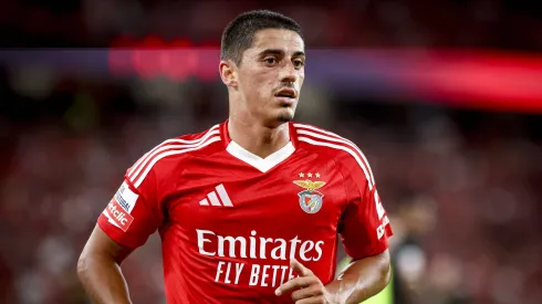 Tiago Gouveia, do Benfica, contra o Estrela Amadora. Foto: Imago