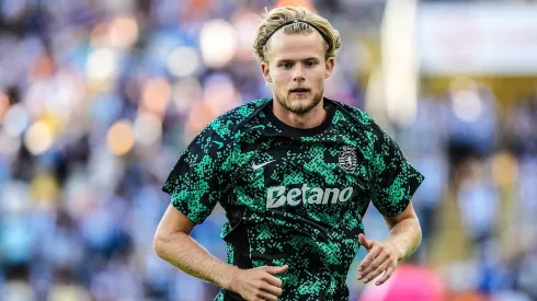 Hjulmand treinou com o restante do elenco do Sporting. Foto: Imago