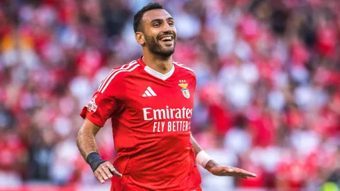 Vangelis Pavlidis chegou para ser o novo artilheiro do Benfica. Foto: Imago