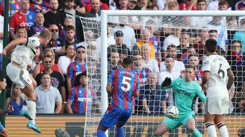 Dean Henderson em evidência no empate do Crystal Palace contra o Manchester United. Foto: Imago