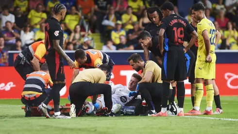 Ter Stegen lesiona-se pelo Barcelona. Foto: Imago