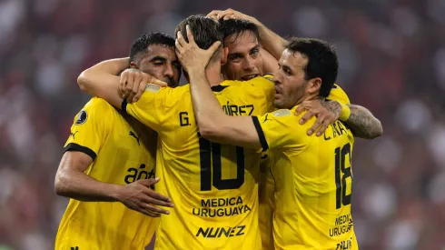 Peñarol no jogo de ida contra o Flamengo. Foto: Imago