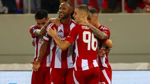 Ayoub El Kaabi, jogador do Olympiacos. Foto: Imago