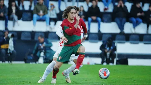 Fábio Silva em jogo de apuramento para o próximo Europeu sub-21. Foto: Imago