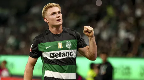 Conrad Harder, avançado do Sporting. Foto: Imago