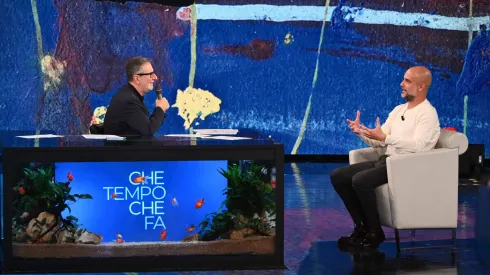 Pep Guardiola no programa "Che Tempo Che Fa". Foto: Imago