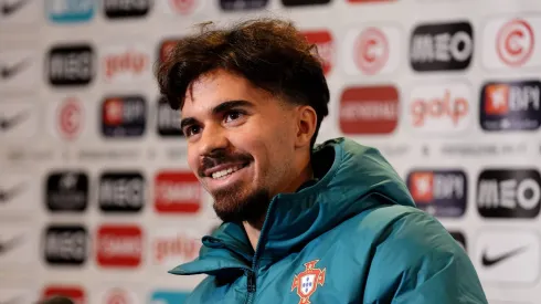 Vitinha foi o escolhido para fazer a antevisão ao jogo com a Escócia. Foto: Imago