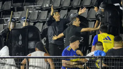 Riquelme tentou impedir uma disputa entre adeptos. Foto: Imago