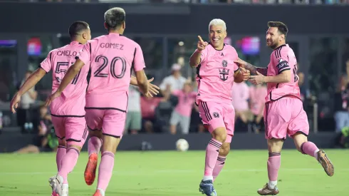 Inter Miami celebra o primeiro golo contra o Atlanta United. Foto: Imago