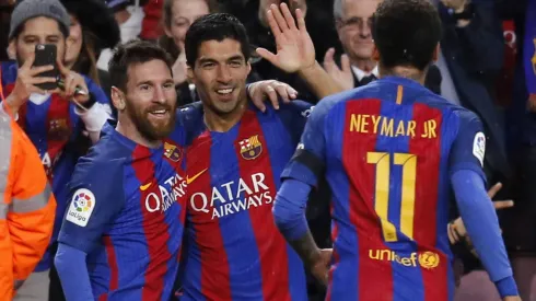 Neymar, Messi e Suárez. Trio MSN pode reunir-se no Inter Miami. Foto: Imago