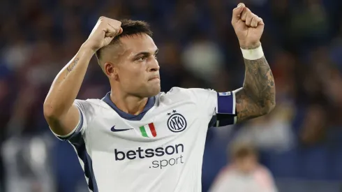 Lautaro Martínez desiludido. Foto: Imago.