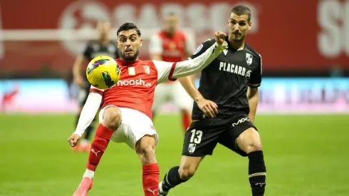 Gabri Martinez, do SC Braga, durante o jogo frente ao Vitória. Foto: Imago