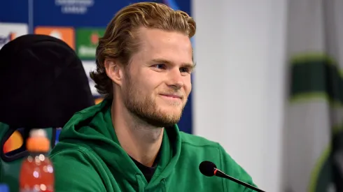 Morten Hjulmand fez a antevisão ao encontro com o Manchester City. Foto: Imago