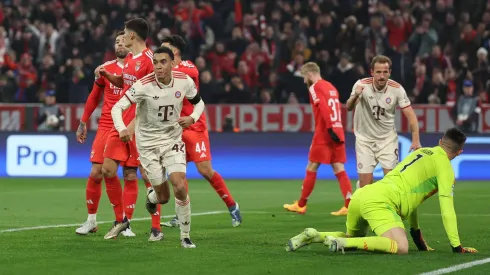 Jamal Musiala marcou o golo solitário na Alemanha. Foto: Imago