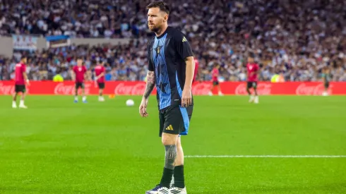 Lionel Messi com a camisola da Argentina. Foto: Imago